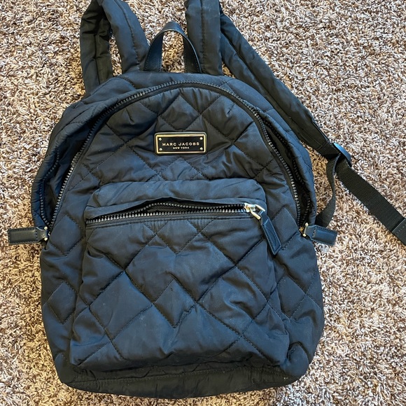 Marc Jacobs Handbags - Marc Jacob’s quilted backpack Black